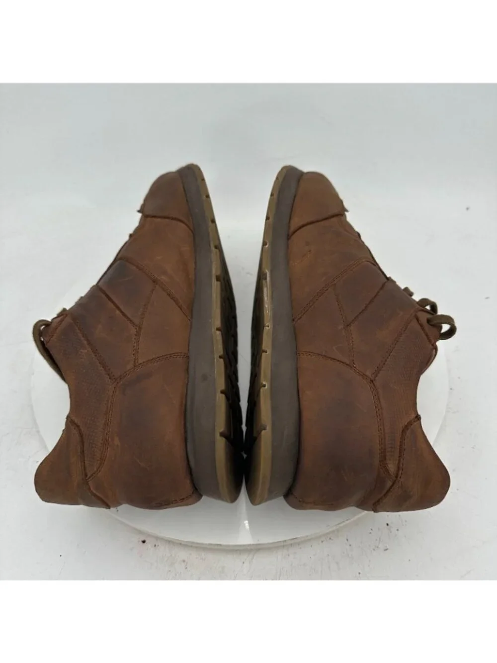 Beckett Simonon Morgen Men Size 10.5 Brown Leather Low Top Lace Up Shoes
